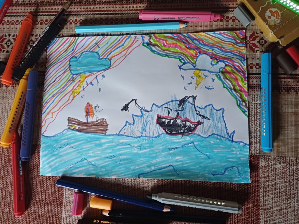 Desen Stȃngaci, inspirat de „Gețarii, sursa apelor curate asumate”. TOP 3 cȃstigători