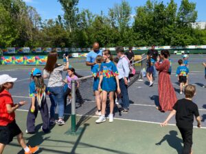Marius Copil a fost prezent la Kids Day din cadrul Dr. Oetker Junior Trophy